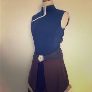 Sellin korra outfit, wig included.